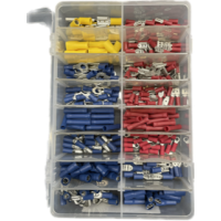 Assorted Box Insulated Electrical Terminals (Box 300) Red/Blue/Yellow Assorted Box Insulated Electrical Terminals (Box 300) Red/Blue/Yellow