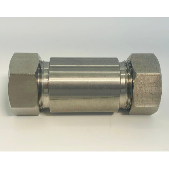 Stauff Weld Bulkhead 35mm OD Stainless Steel