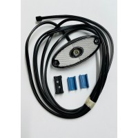 Aspock Flatpoint 2 LED Front Marker Lamp - Dual Voltage - 12/24V - Dimensions: 102mm (H) x 46mm (W) x 14mm (L)