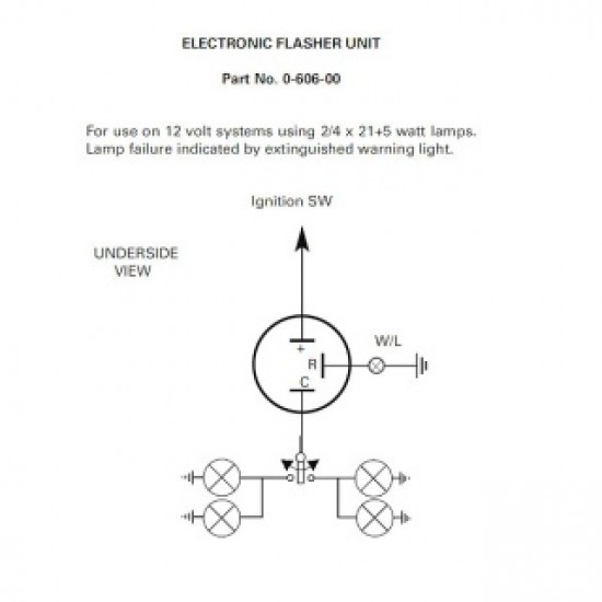 Hazard Flasher Unit 12 Volt