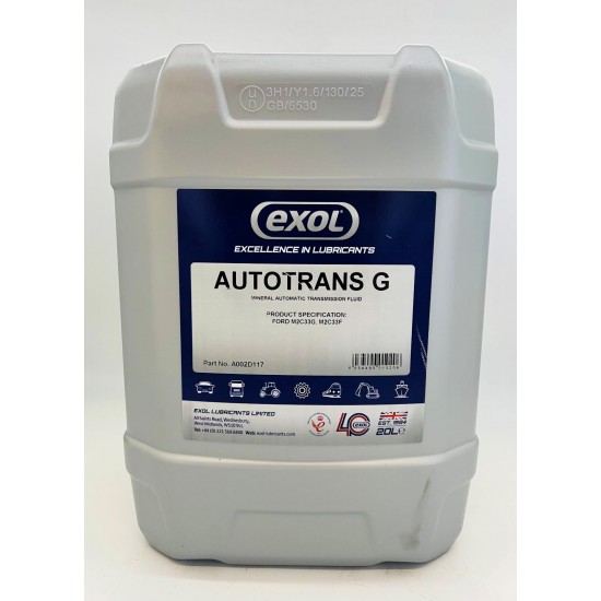 Exol AutoTrans G Automatic Transmission Fluid 20 Litres