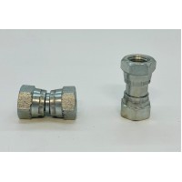 Adaptor 1/4" x 1/4" BSP Female/Female Adaptor 1/4" x 1/4" BSP Female/Female