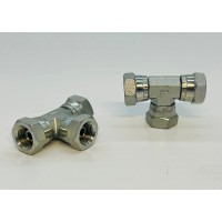1/4" BSP Female/Female/Female Tee piece 1/4" BSP Female/Female/Female Tee piece
