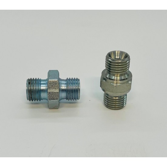 Adaptor 1/4" BSP Male/Male Adaptor 1/4" BSP Male/Male