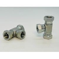 3/8" BSP Female/Female/Female Tee Piece 3/8" BSP Female/Female/Female Tee Piece