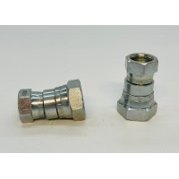 Adaptor 3/8" x 1/2" BSP Female/Female Adaptor 3/8" x 1/2" BSP Female/Female