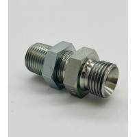 Bulkhead Adaptor 1/2" x 1/2" BSP Male/Male with Lock nut Bulkhead Adaptor 1/2" x 1/2" BSP Male/Male with Lock nut