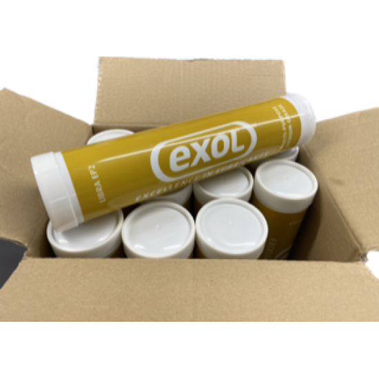 Exol Brown Multi-Purpose Lithium Grease Libra EP2  400g [Box of 12]