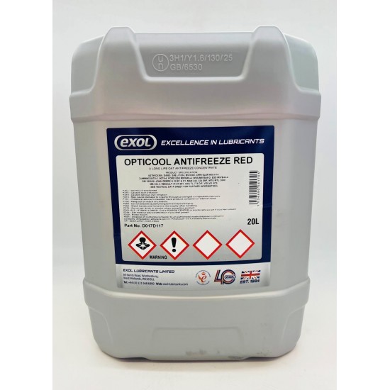 Exol Opticool Antifreeze Red 20 Litres