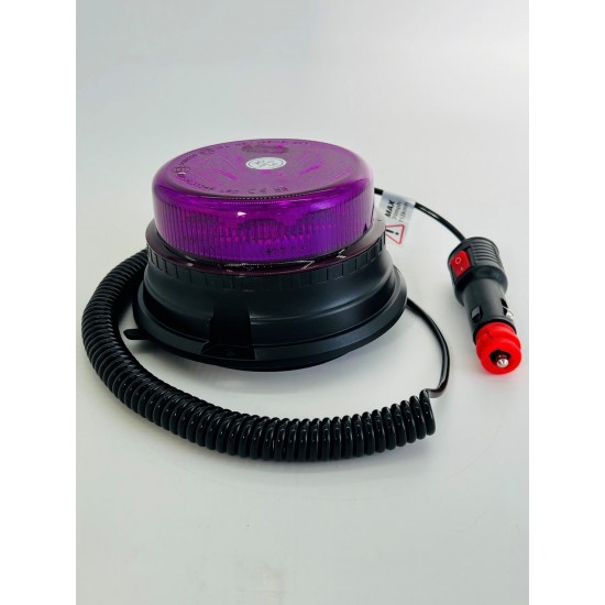 Purple Low Profile Beacon Magnetic LED