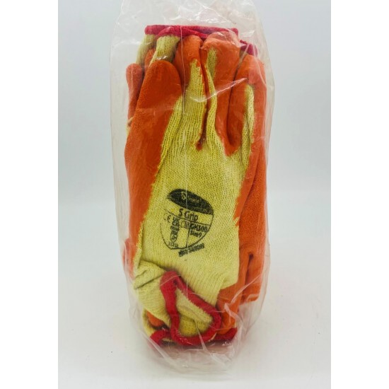 Shield GH300 High Grip Crinkle Latex Palm Coated (Pack of 12 Pairs) Size Large