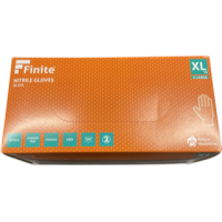 GL201 Finite Orange Grip Nitrile Gloves EXTRA LARGE XL (Box 90) GL201 Finite Orange Grip Nitrile Gloves EXTRA LARGE XL (Box 90)