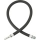 PCL Anti Whip Hose 0.6m of 10mm ID Hose, Standard Adaptor & R 1/4 Male End Fitting