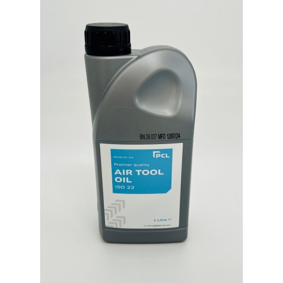 PCL Air Tool Oil ISO22 1 Litre, Low viscosity.