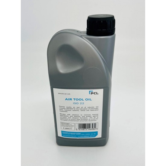 PCL Air Tool Oil ISO22 1 Litre, Low viscosity.