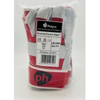 Polyco Premium Chrome Rigger Glove (Pack of 10 Pairs) Size 9.5/Large