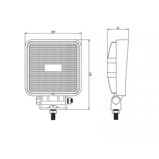 LED Work Light 1800 Lumens Digger Dumper Roller