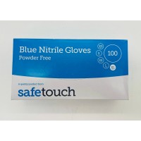 Blue Nitrile Gloves 100 Per Box - Size Extra Large