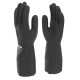 Black Industrial Gloves/Gauntlet (1 x Pair) Size 10/XL
