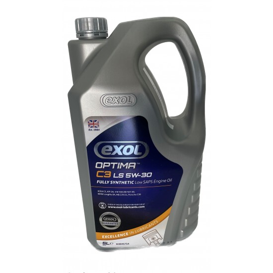 Exol Optima C3 LS 5W-30 Fully Synthetic Low SAPS Engine Oil 5 Litres