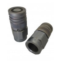 1", Flat, Face, Quick, Release, Hydraulic, Female, Coupling 1", Flat, Face, Quick, Release, Hydraulic, Female, Coupling