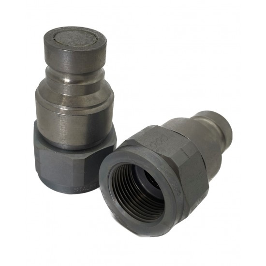 1" Flat Face Quick Release Hydraulic Male Coupling