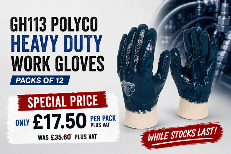 Polyco Matrix Heavy Duty Full Nitrile Coated Gloves